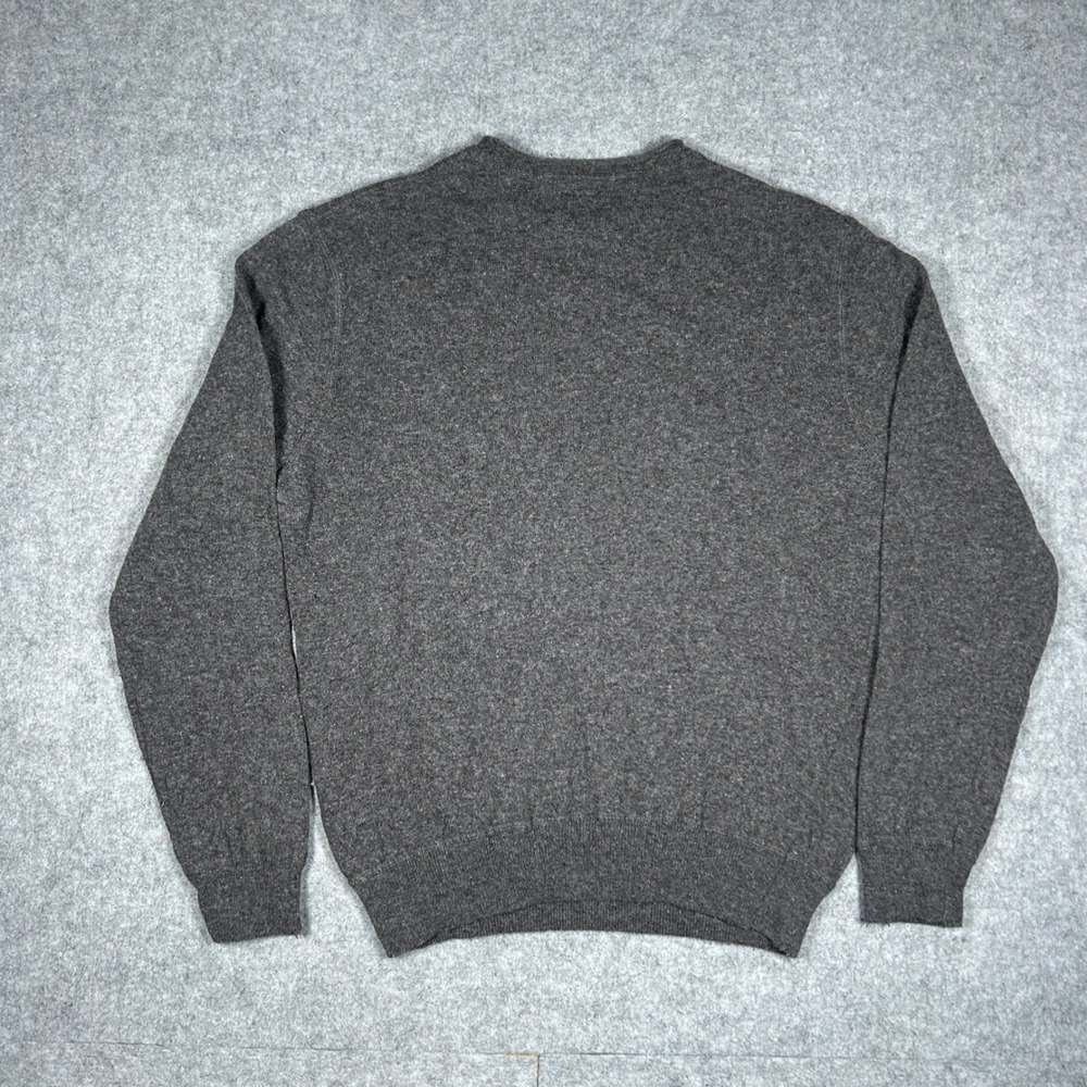 CP Company Sweater Mens Grey Wool Linen Blend Crewneck Knit italy Made - Picture 14 of 16